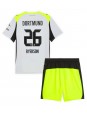 Borussia Dortmund Julian Ryerson #26 Replika Borta Kläder Barn 2025-26 Kortärmad (+ byxor)